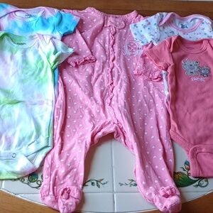 Gerber Baby Girl 🩷 Clothing Lot of 5